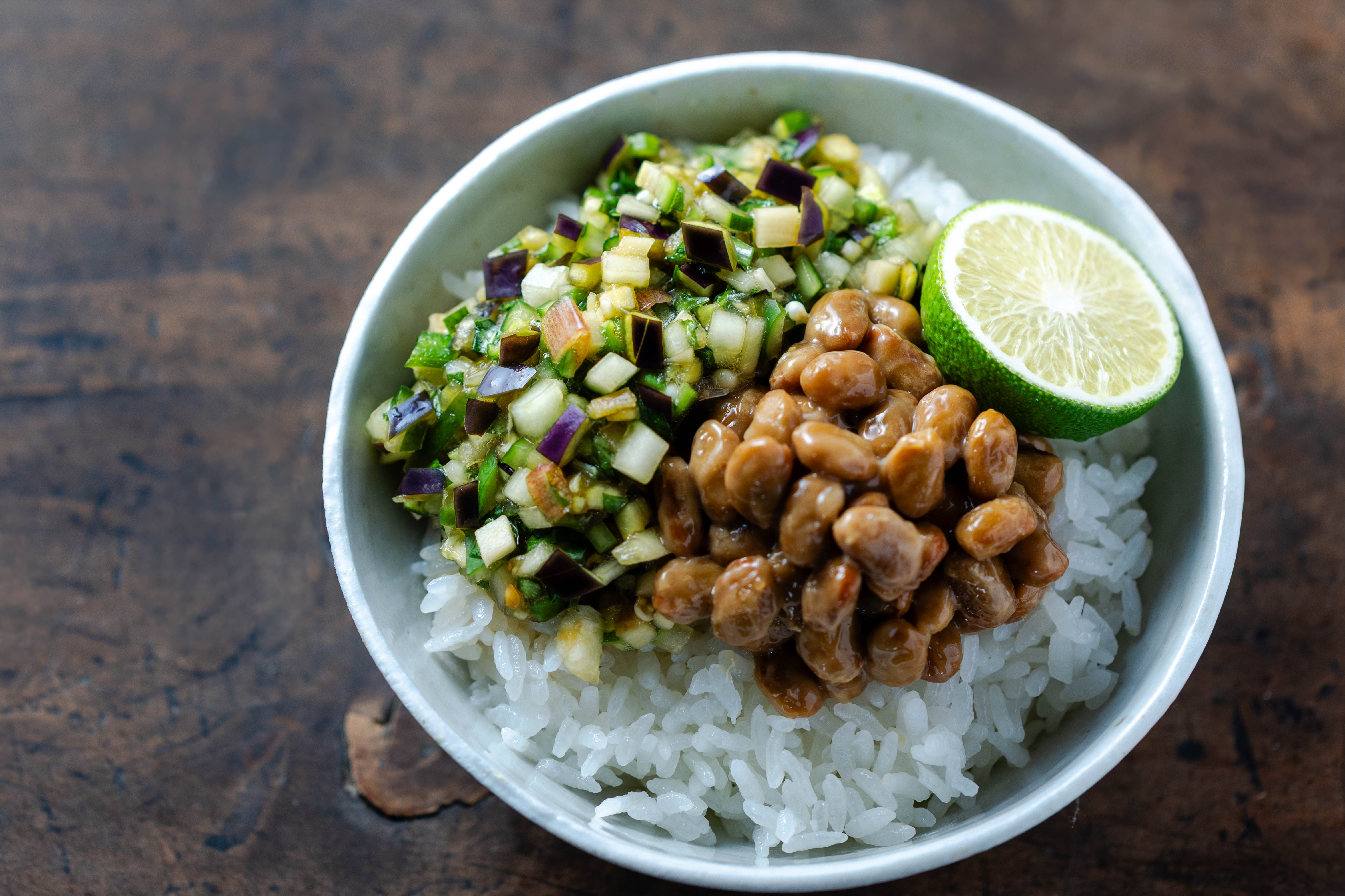 山形の「だし」と納豆のごはん(所要20分)