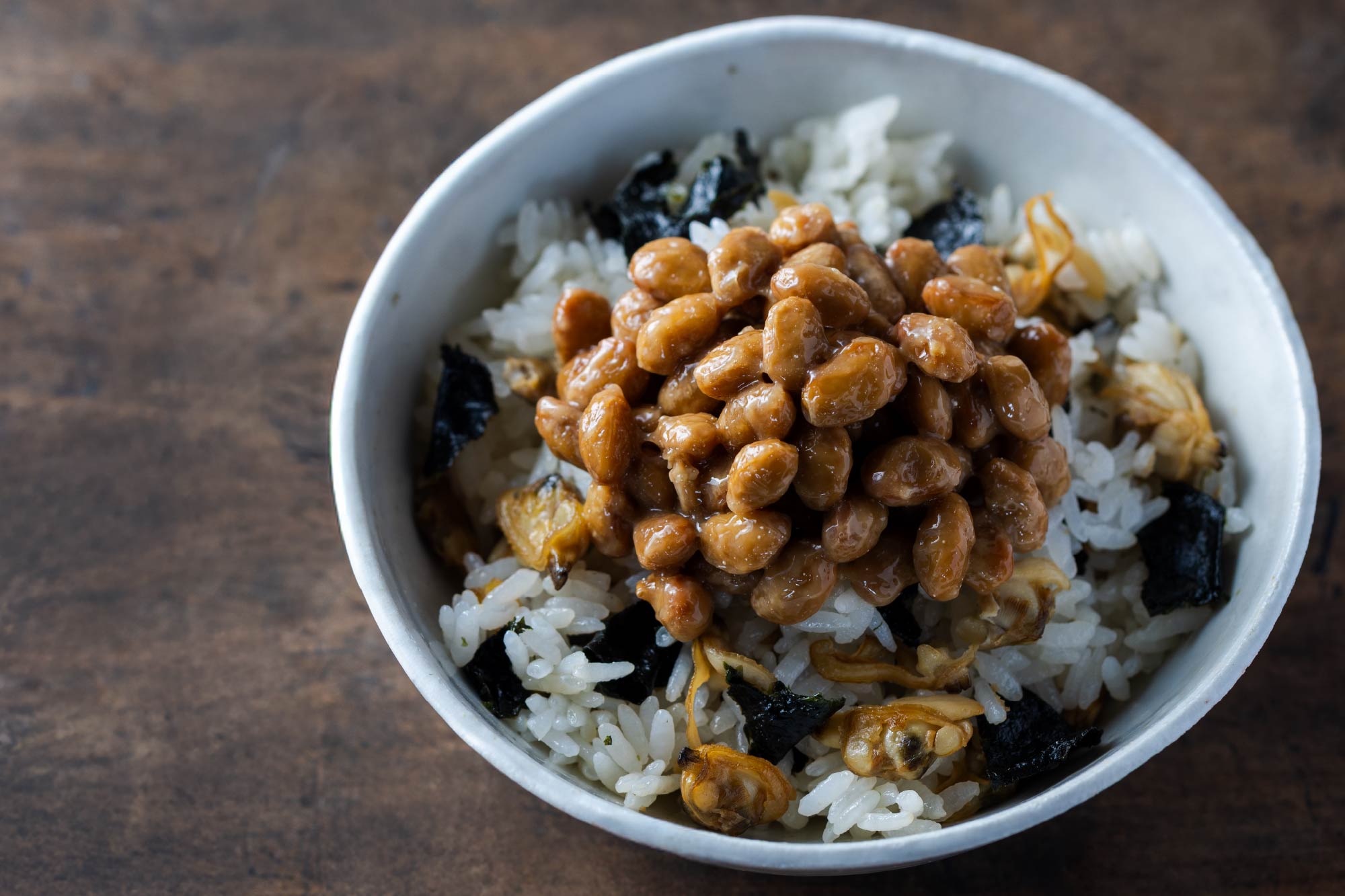 あさりバターの納豆ごはん（所要15分）