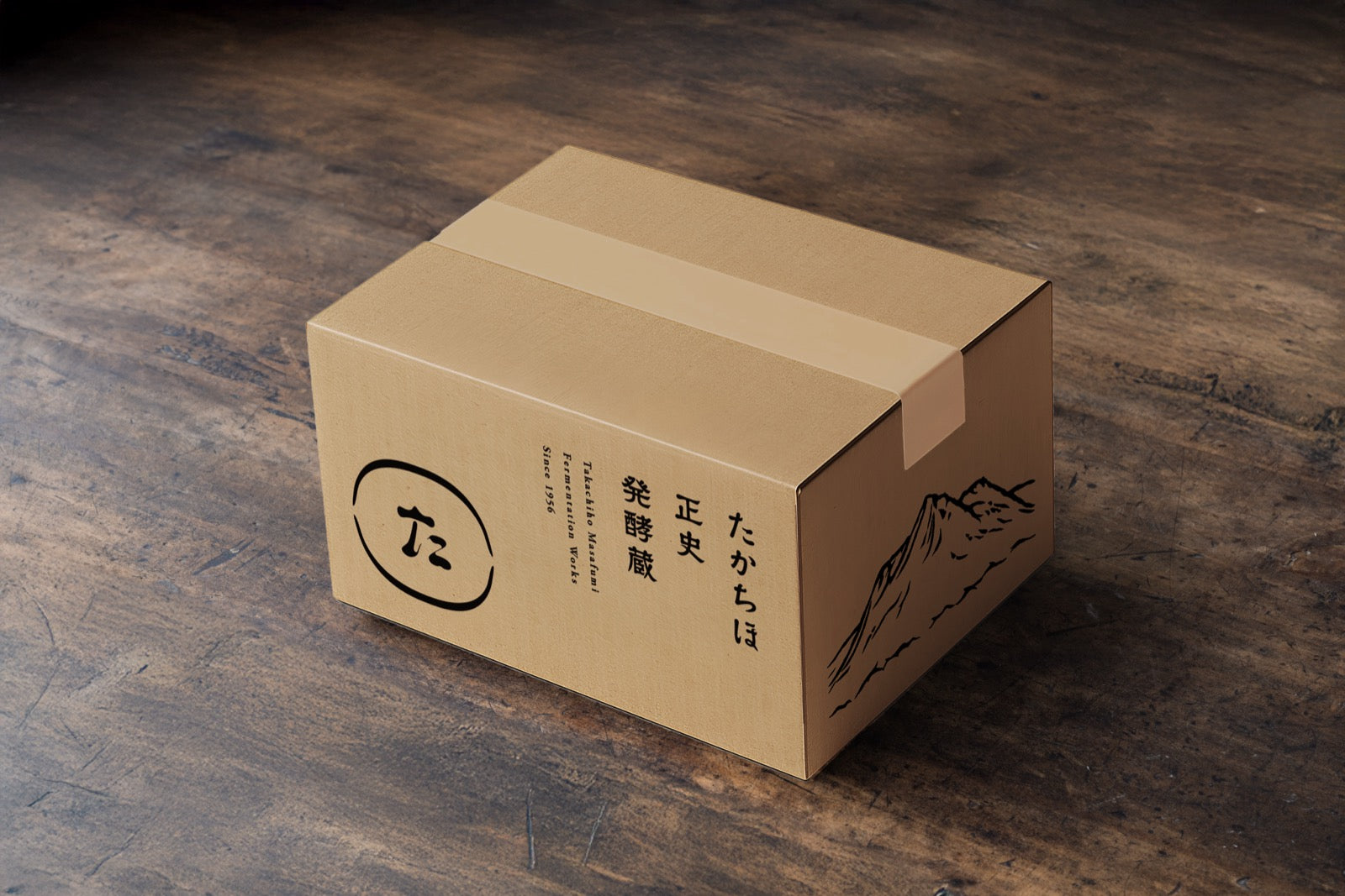 たかちほ正史発酵蔵の定期便の箱